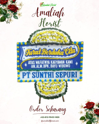 Papan Bunga Duka di Sindang Mandi