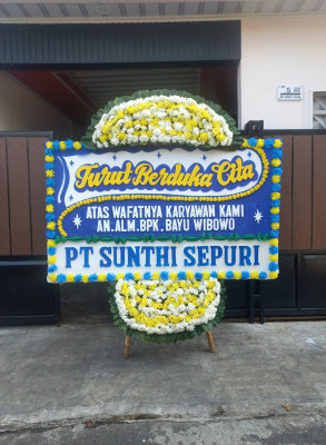 Papan Bunga Duka di Sindang Mandi