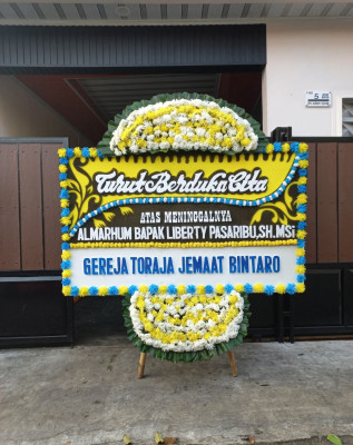 Papan Bunga Duka di Sindang Mandi
